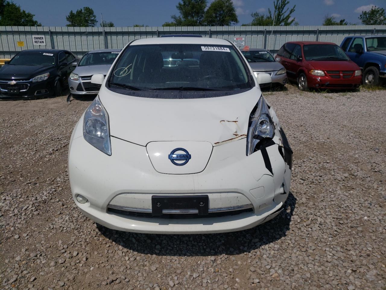 Lot #3030659128 2015 NISSAN LEAF S