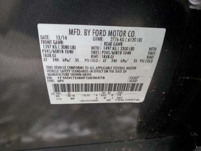 2015 FORD EXPLORER X - 1FM5K7D86FGB56578
