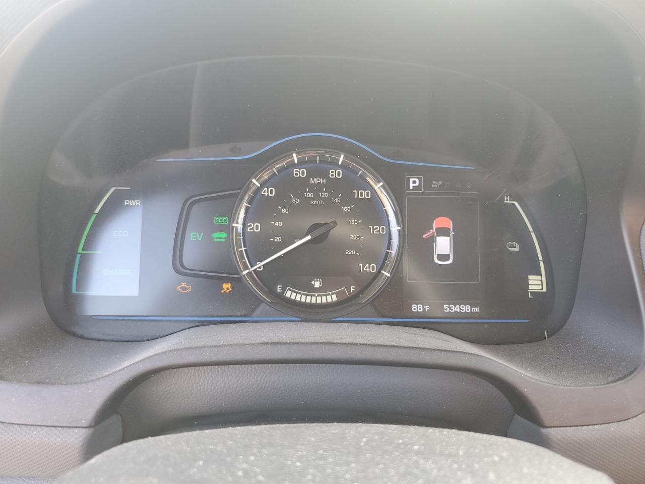 KMHC65LC8KU140688 2019 Hyundai Ioniq Blue