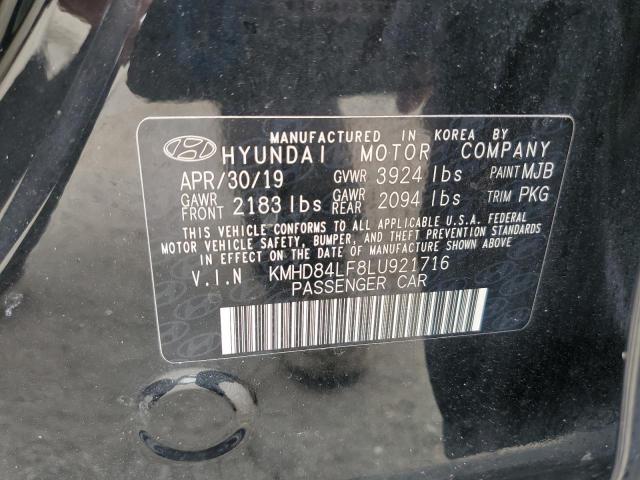 KMHD84LF8LU921716 2020 HYUNDAI ELANTRA - Image 13