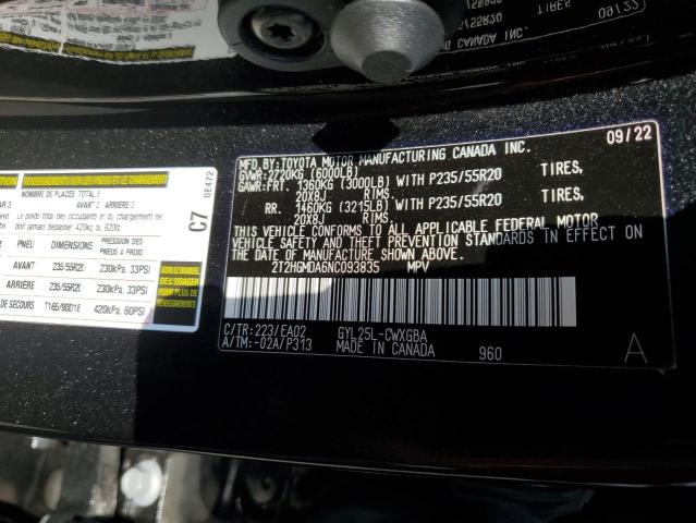 2022 LEXUS RX 450H - 2T2HGMDA6NC093835