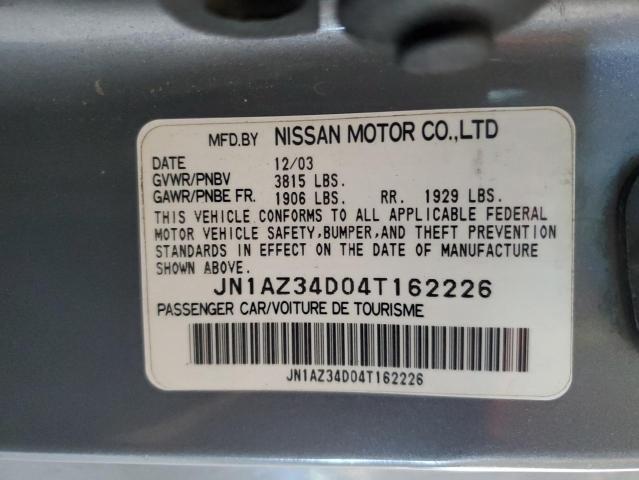 JN1AZ34D04T162226 2004 Nissan 350Z Coupe