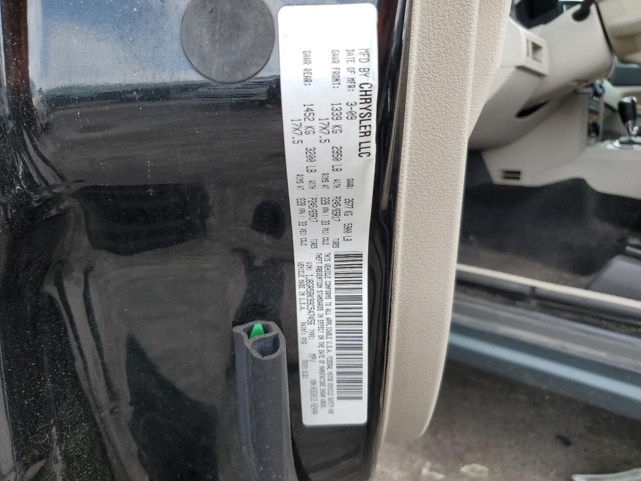 1J8GR58K99C547456 2009 Jeep Grand Cherokee Limited