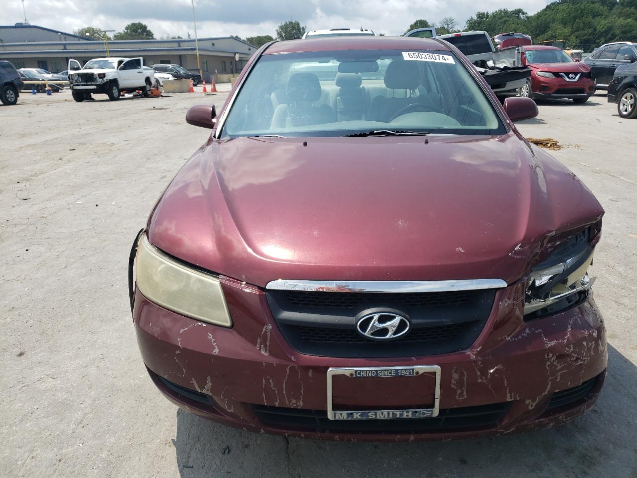 Lot #2776528130 2008 HYUNDAI SONATA GLS