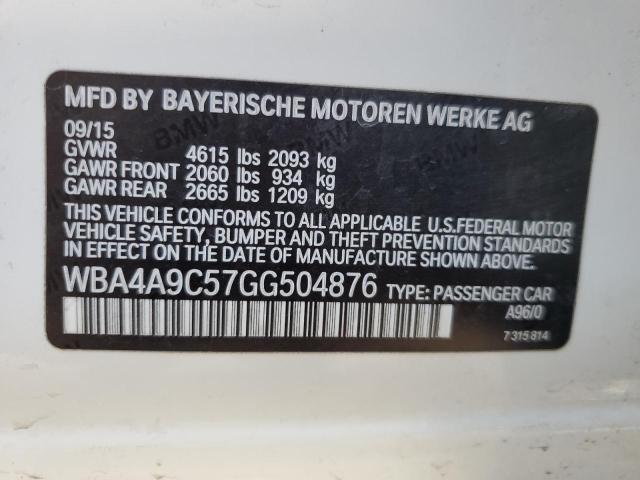 VIN WBA4A9C57GG504876 2016 BMW 4 Series, 428 I Gran... no.13