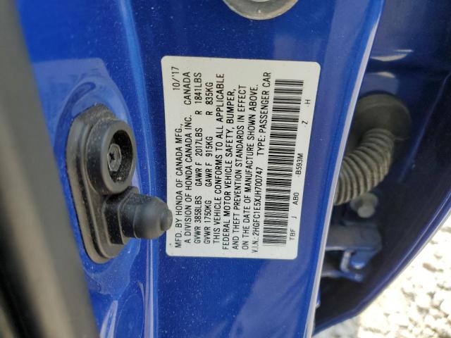 2018 HONDA CIVIC SI - 2HGFC1E5XJH700747