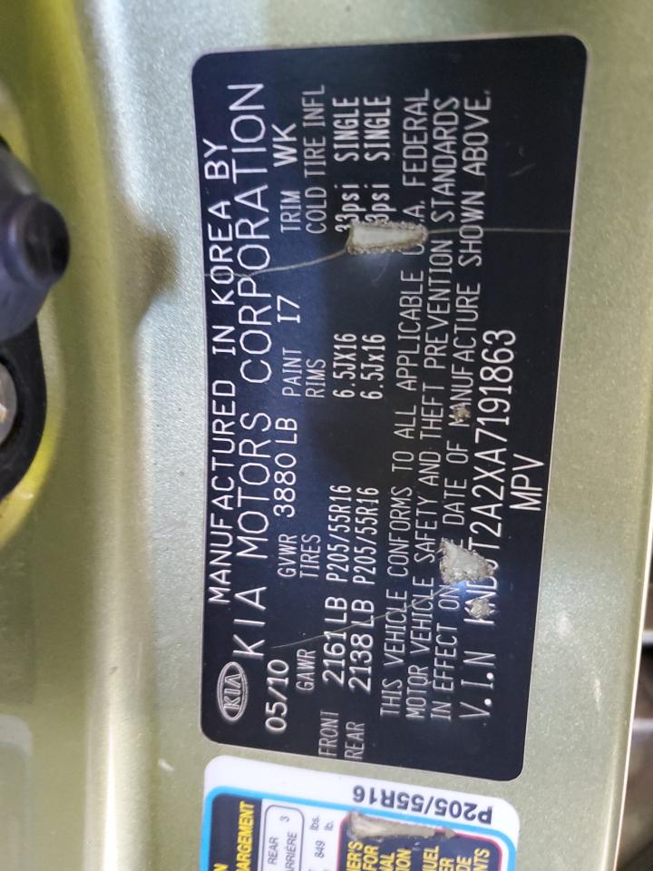 KNDJT2A2XA7191863 2010 Kia Soul +