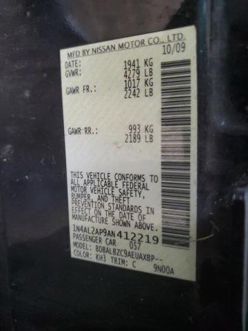 2010 NISSAN ALTIMA BAS - 1N4AL2AP9AN412219