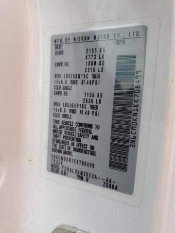2019 Nissan Nv200 2.5S VIN: 3N6CM0KN1KK708499 Lot: 63030314
