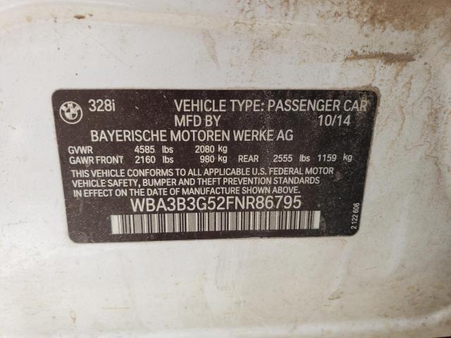 2015 BMW 328 XI - WBA3B3G52FNR86795