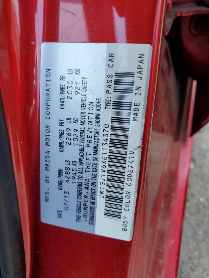 JM1GJ1V6XE1134370 2014 Mazda 6 Touring