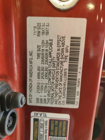 2018 HONDA CR-V EXL - 5J6RW2H8XJL036879