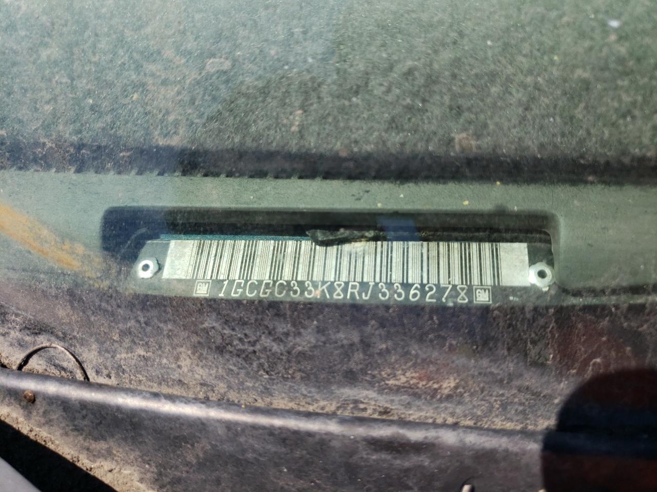 1GCGC33K8RJ336278 1994 Chevrolet Gmt-400 C3500