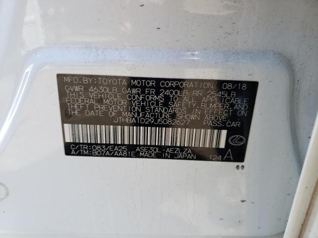 2018 Lexus Is 300 VIN: JTHBA1D29J5082627 Lot: 60812734