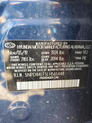 2020 HYUNDAI ELANTRA SE 5NPD84LF5LH565448  62743584