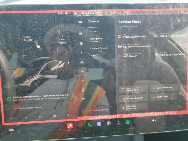 2023 TESLA MODEL 3 - 5YJ3E1EA4PF506321