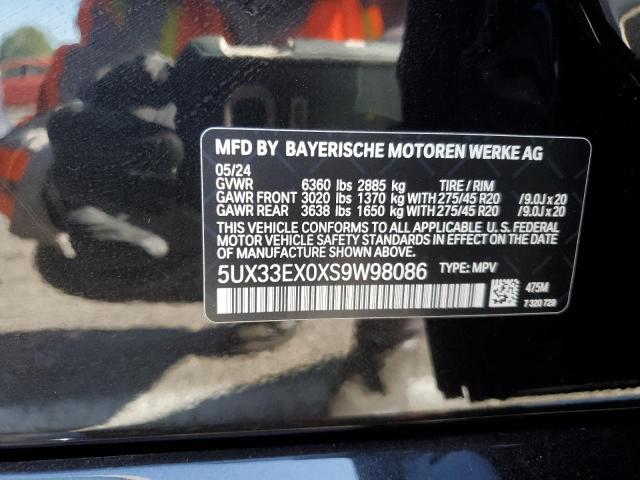 2025 BMW X6 XDRIVE4 - 5UX33EX0XS9W98086