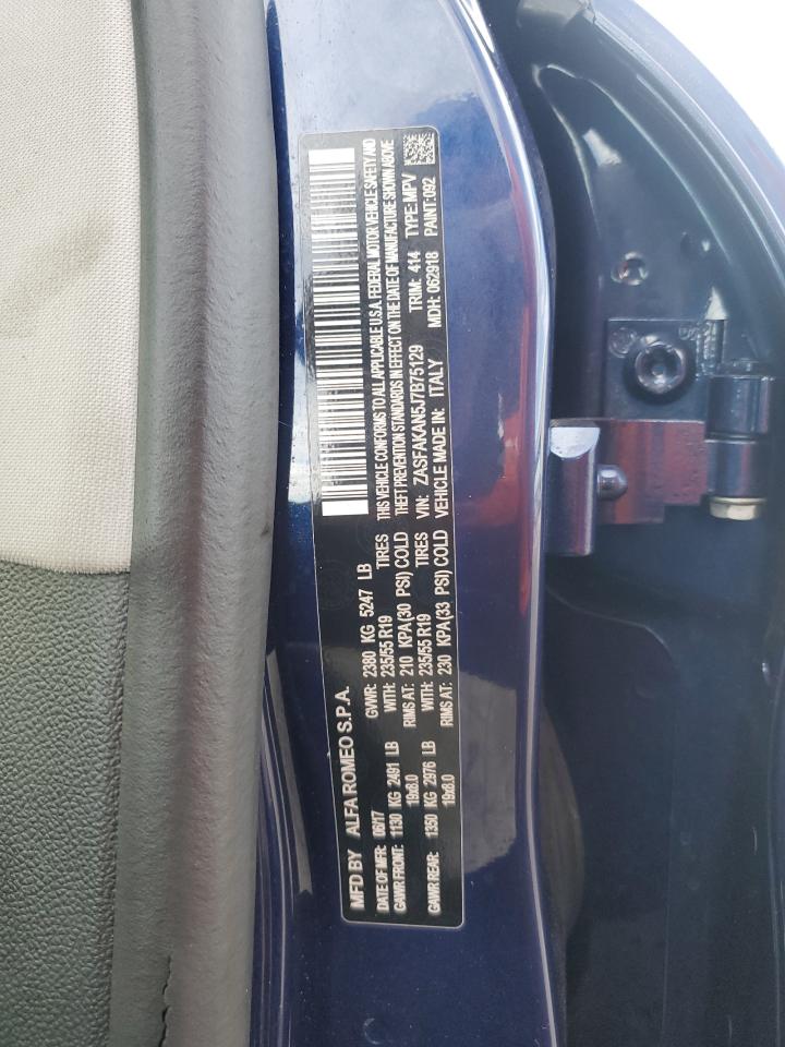 ZASFAKAN5J7B75129 2018 Alfa Romeo Stelvio