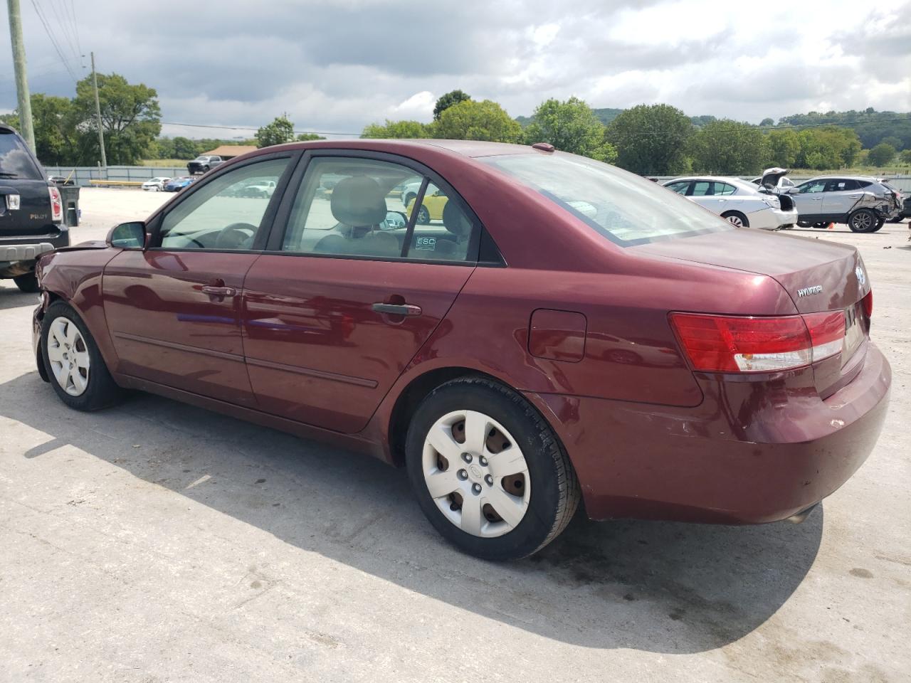 Lot #2776528130 2008 HYUNDAI SONATA GLS