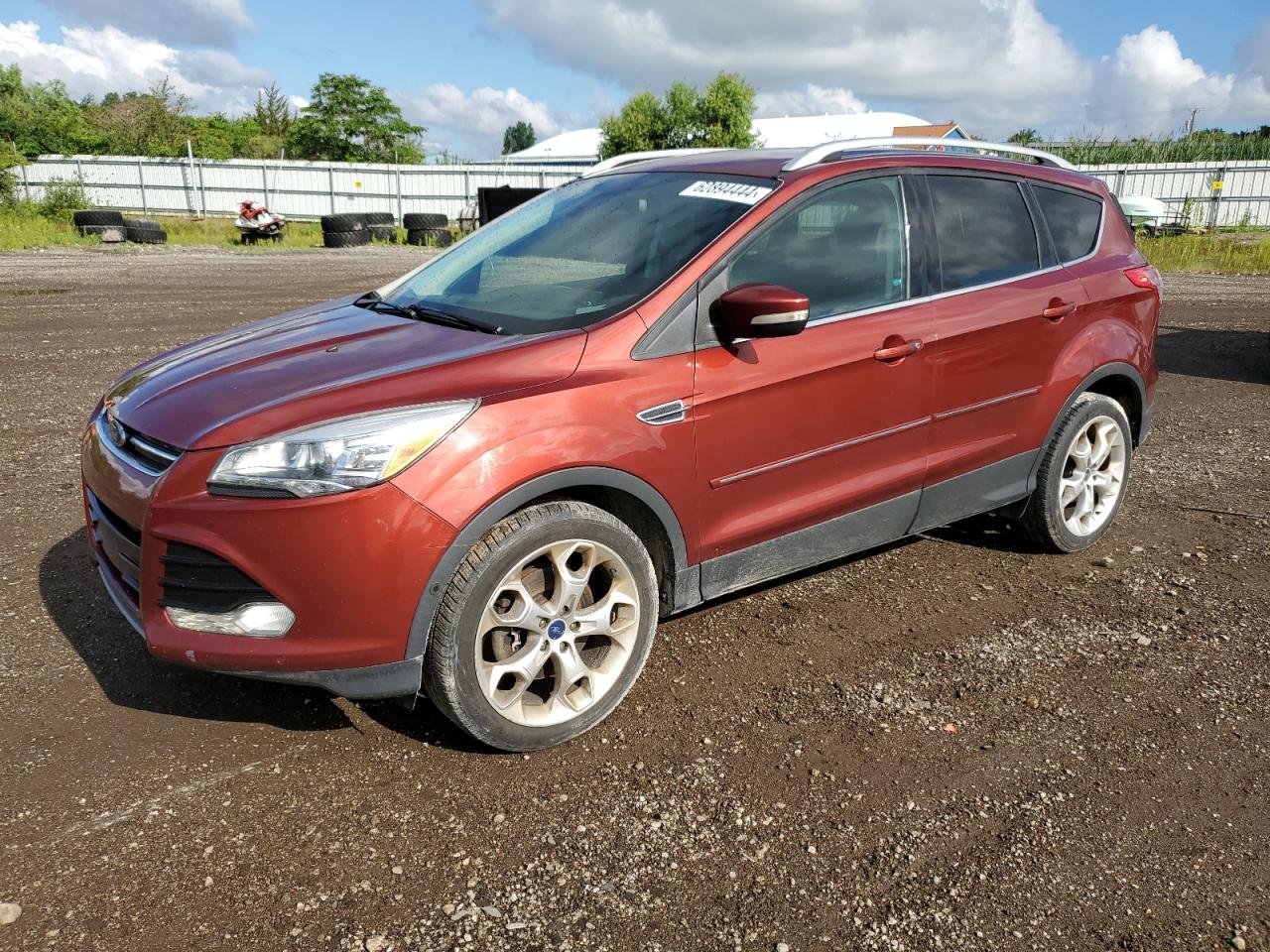 Lot #2821485366 2014 FORD ESCAPE TIT