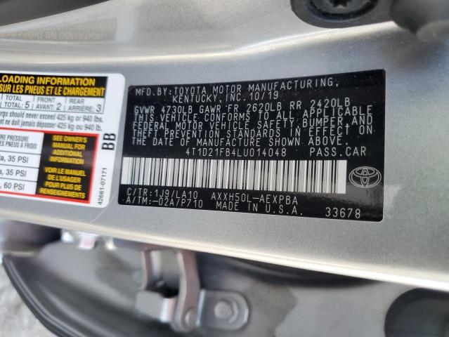 2020 Toyota Avalon Limited VIN: 4T1D21FB4LU014048 Lot: 61500474