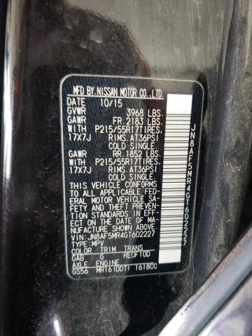 2016 NISSAN JUKE S - JN8AF5MR4GT602227