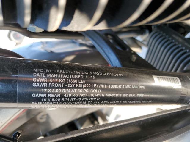 2016 HARLEY-DAVIDSON FLTRU 1HD1KGL1XGB628379