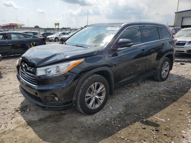 VIN 5TDJKRFH8ES059477 2014 Toyota Highlander, Xle no.1