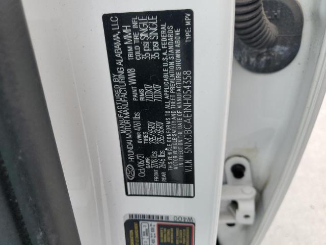 2022 Hyundai Tucson Sel VIN: 5NMJBCAE1NH054358 Lot: 61857804