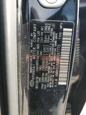2019 HYUNDAI KONA SEL - KM8K62AA3KU247773
