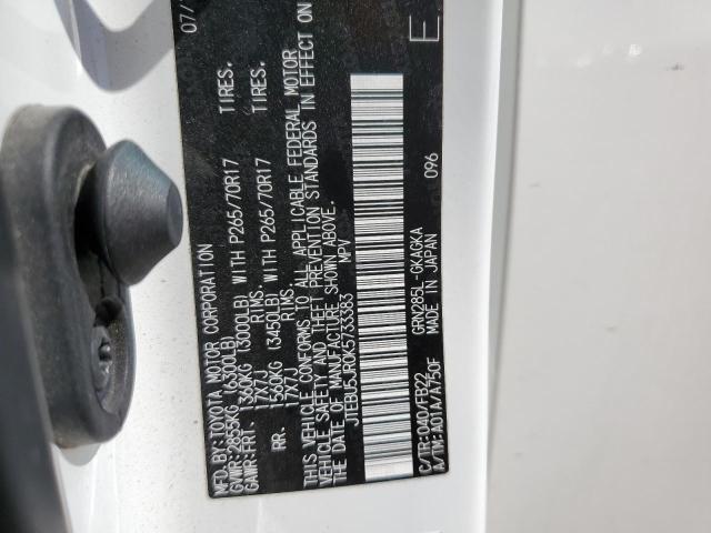 2019 TOYOTA 4RUNNER SR - JTEBU5JR0K5733383