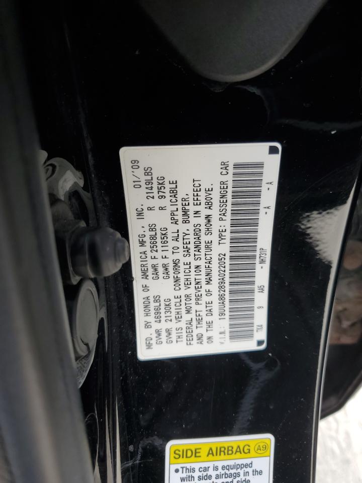 19UUA86289A022052 2009 Acura Tl