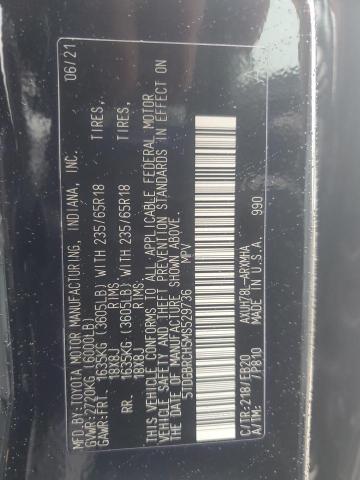 2021 TOYOTA HIGHLANDER - 5TDGBRCH5MS529736