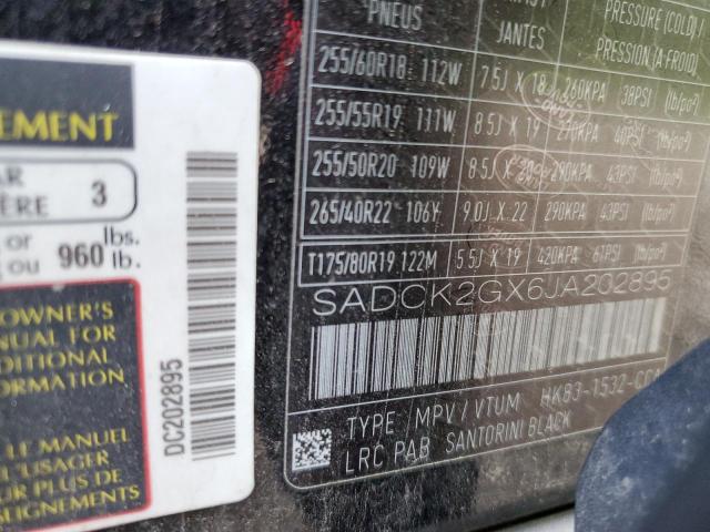 2018 Jaguar F-Pace Prestige VIN: SADCK2GX6JA202895 Lot: 60960074