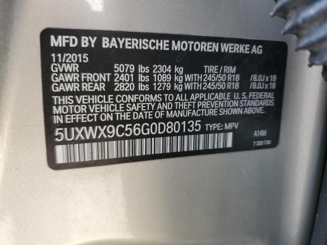 VIN 5UXWX9C56G0D80135 2016 BMW X3, Xdrive28I no.13