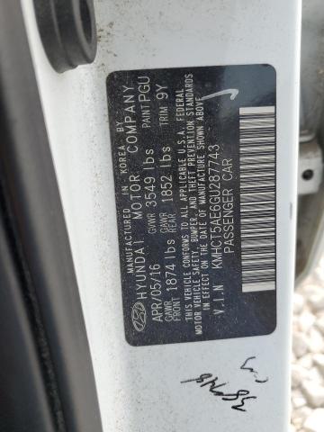 2016 Hyundai Accent Se VIN: KMHCT5AE6GU287743 Lot: 63081644