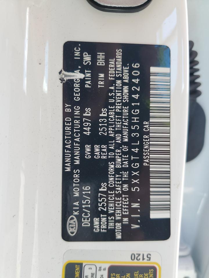 5XXGT4L35HG142406 2017 Kia Optima Lx