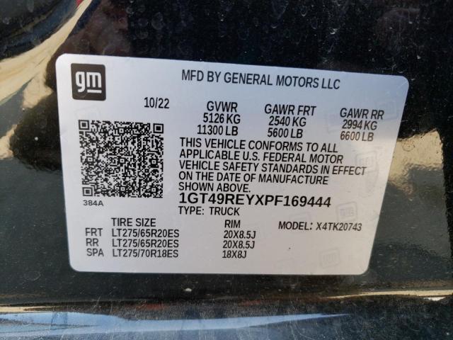 2023 GMC SIERRA K25 - 1GT49REYXPF169444