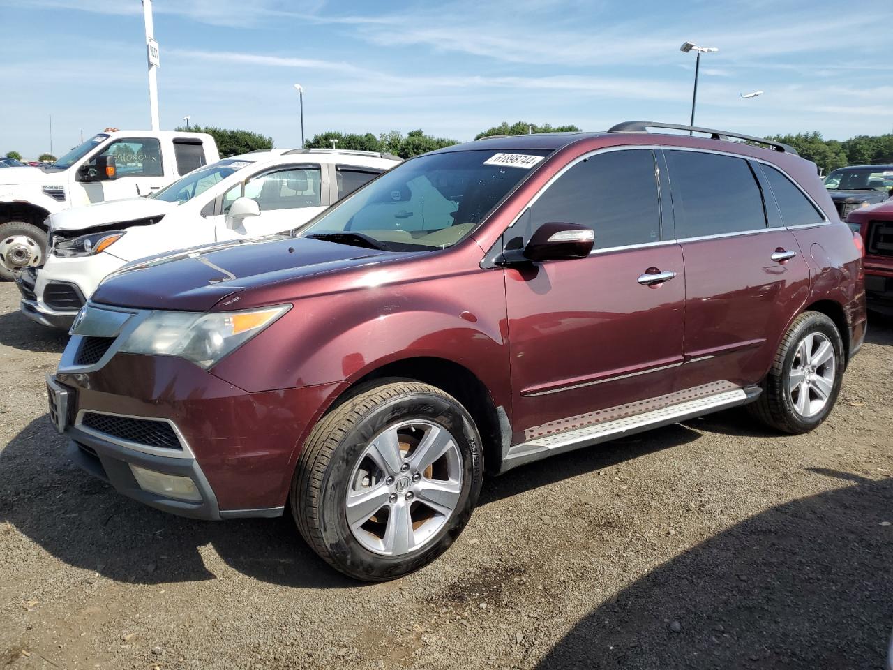 2012 Acura Mdx vin: 2HNYD2H21CH543859