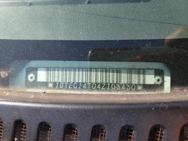 2004 GMC New Sierra C1500 VIN: 1GTEC14T04Z103430 Lot: 61379504
