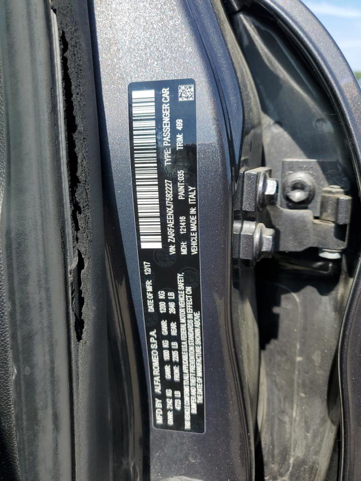 ZARFAEENXJ7582227 2018 Alfa Romeo Giulia Ti Q4