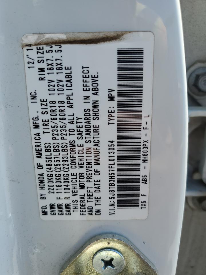 5J8TB3H57FL013054 2015 Acura Rdx Technology