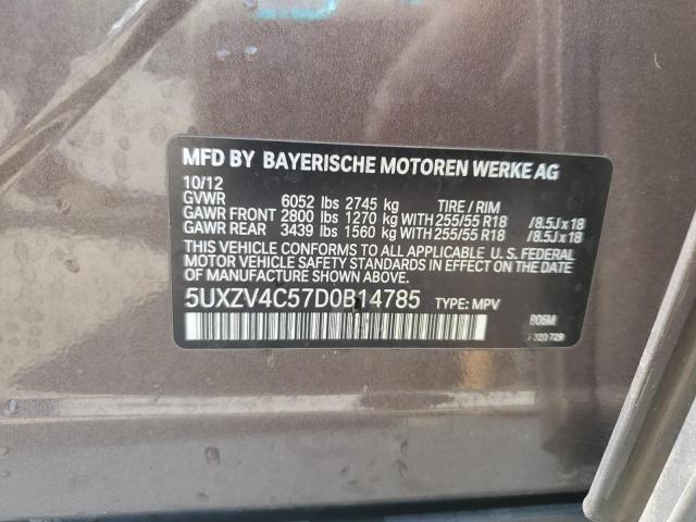 VIN 5UXZV4C57D0B14785 2013 BMW X5, Xdrive35I no.13