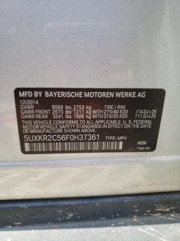 VIN 5UXKR2C56F0H37361 2015 BMW X5, Sdrive35I no.13