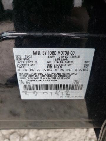 2024 Ford Edge Sel VIN: 2FMPK4J91RBA81059 Lot: 61385824