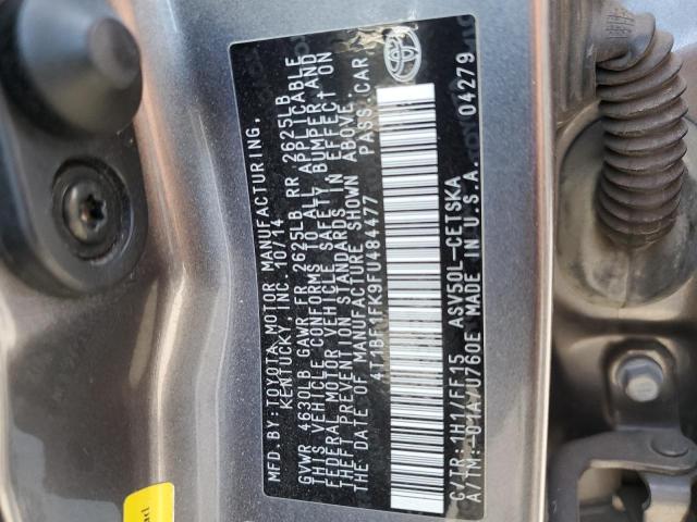 VIN 4T1BF1FK9FU484477 2015 Toyota Camry, LE no.12