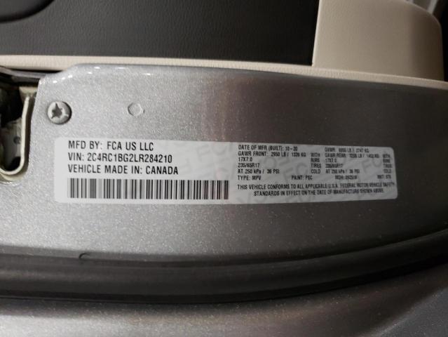 2020 CHRYSLER PACIFICA T - 2C4RC1BG2LR284210