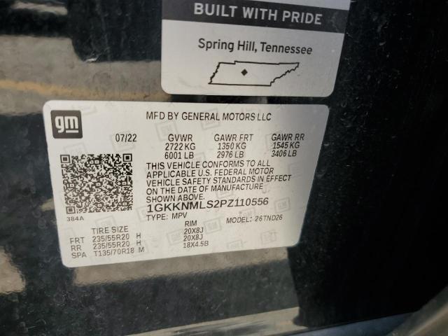 2023 GMC ACADIA SLT - 1GKKNMLS2PZ110556