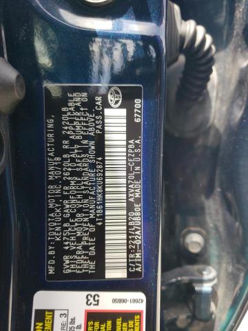 2019 TOYOTA CAMRY XSE - 4T1B61HK8KU692874