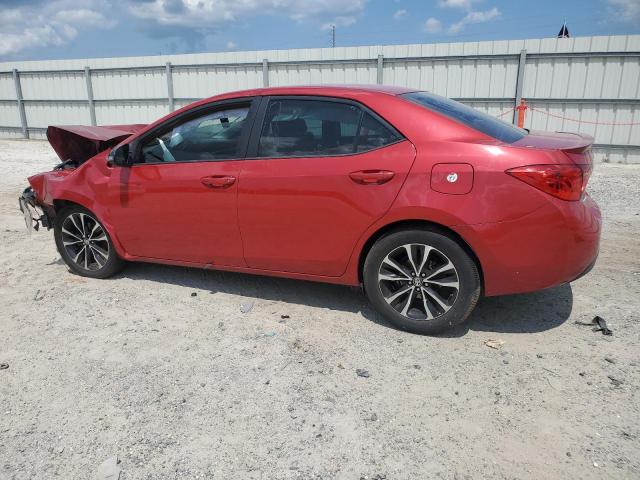 TOYOTA COROLLA L 2019 red  gas 2T1BURHE3KC221179 photo #3